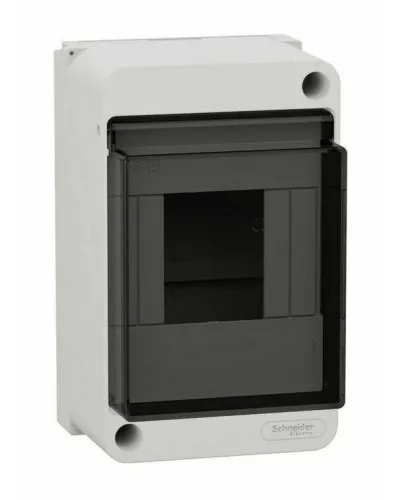 City9 Box 4 модуля навесной с прозрачной дверцей (EZ9EAB104). Щиток модульный. Systeme Electric в Ангарске