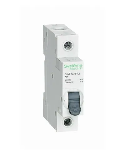 City9 Set 1P 6А 4.5kA С (C9F34106). Автоматический выключатель. Systeme Electric в Ангарске