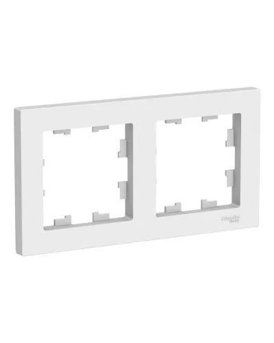 AtlasDesign рамка 2-местная универсальная, белый (ATN000102). Рамка. Systeme Electric в Ангарске