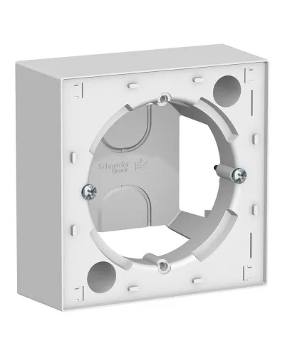AtlasDesign коробка для наружного монтажа, белая (ATN000100). Коробка для наружного монтажа. Systeme Electric в Ангарске
