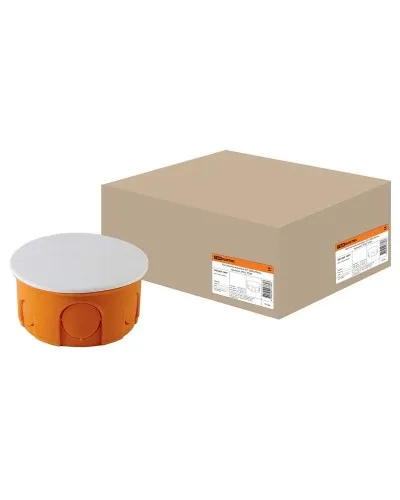 Распаячная коробка СП D80х40мм, крышка, IP20, TDM (SQ1402-1007). Распаячная коробка СП. TDM ЕLECTRIC в Ангарске