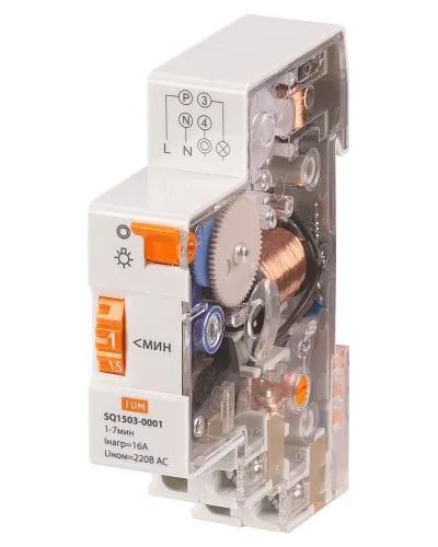 ТЛ-1мин/7мин-16А-DIN TDM (SQ1503-0001). Таймер лестничный. TDM ЕLECTRIC в Ангарске