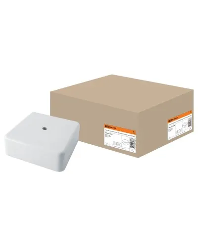 Коробка КР 100х100х44 ОП белая, IP40 (SQ1401-0209). Распаячная коробка. TDM ЕLECTRIC в Ангарске