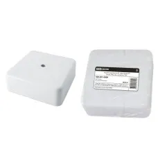 Коробка КР 100х100х44 ОП белая, IP40 (SQ1401-0909). Распаячная коробка. TDM ЕLECTRIC