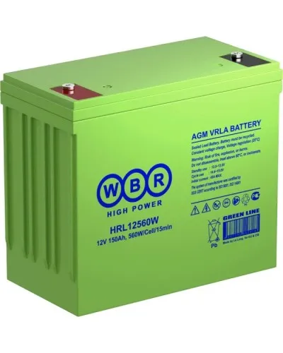 WBR HRL12560W. Аккумулятор герметичный свинцово-кислотный. WBR в Ангарске