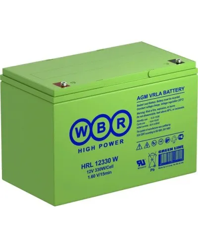 WBR HRL12330W. Аккумулятор герметичный свинцово-кислотный. WBR в Ангарске
