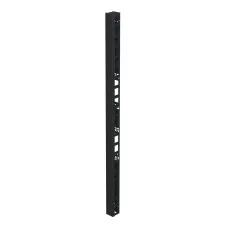 Организатор вертикальный с крышкой 47U, 90мм, для IT-CQE черный (R5VRPC4790B). Организатор вертикальный с крышкой. ДКС