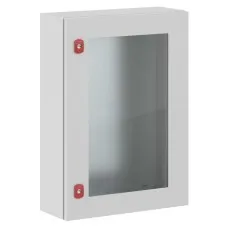 Навесной шкаф ST, 700х500х200 мм, IP66 (R5STX0752). Навесной шкаф c монтажной платой, с прозрачной дверью. ДКС