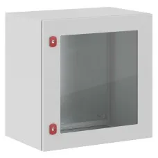 Навесной шкаф ST, 600x600x250 мм, IP66 (R5STX0669). Навесной шкаф c монтажной платой, с прозрачной дверью. ДКС
