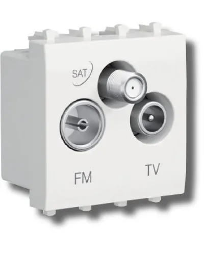 Розетка TV-FM-SAT Avanti 1 модуль ванильная дымка (4405532): Розетка TV-FM-SAT в Ангарске