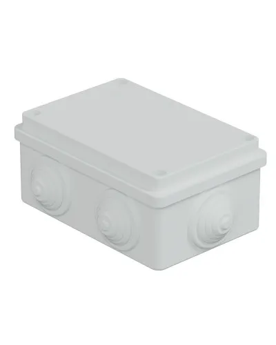 Коробка JBS120 120х80х50, 6 вых., IP55, белая (44008W-1). Коробка монтажная. Экопласт в Ангарске