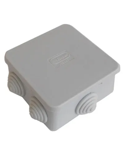Коробка JBS080 85х85х50, 6 вых., IP44, серая (44066). Коробка монтажная. Экопласт в Ангарске