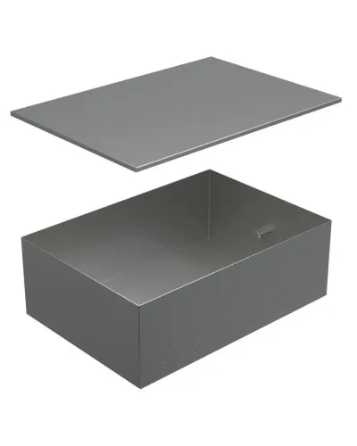 Коробка металлическая с крышкой для заливки в пол BOX/8-12 (70181): Коробка металлическая с крышкой для заливки в пол 309х217х105мм, для люков 70083, 70012 в Ангарске