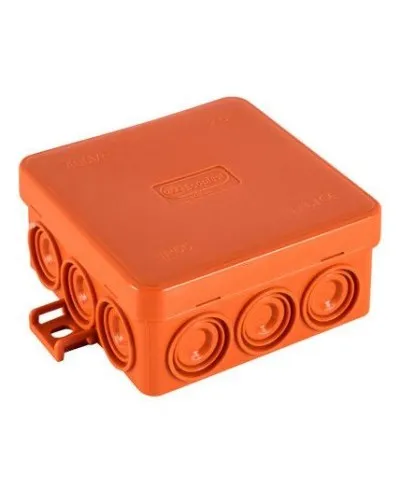 Коробка JBL085 85х85х38, 12 вых., 2P (0,15...4мм²) (43455HF). Коробка монтажная, огнестойкая, без галогена. Экопласт в Ангарске