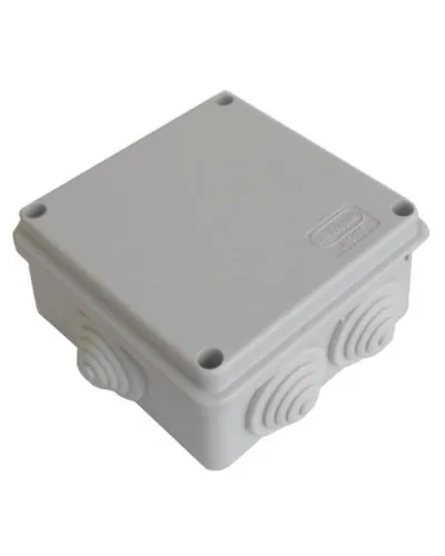 Коробка JBS100 100х100х55, 6 вых, IP55, серая (44007HF). Коробка монтажная, без галогена. Экопласт в Ангарске