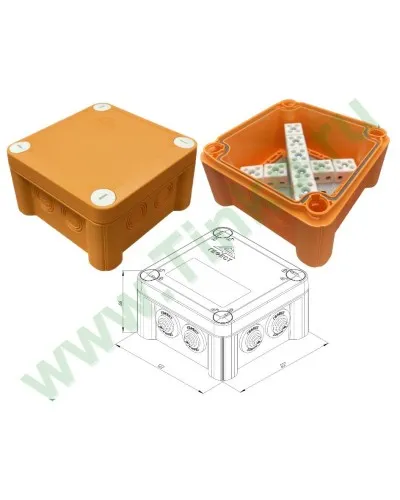 КМ-О-1212(П)(18к)-IP55: Коробка монтажная огнестойкая в Ангарске