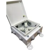 КМ-О (12к)-IP55-1212, 8 вводов: Коробка монтажная огнестойкая