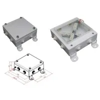 КМ-О (16к)-IP55-1515, восемь вводов: Коробка монтажная огнестойкая