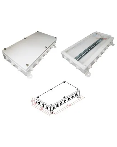 КМ IP55-2040. Коробка монтажная электротехническая. Гефест в Ангарске