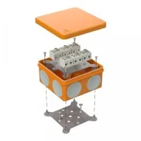 Коробка огнестойкая 100х100х50 (60-0300-FR6.0-12). Коробка огнестойкая для открытой установки. Промрукав
