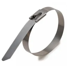 Стяжки кабельные стальные СКС (316) 7,9х350 (100 шт) (PR08.3972). Стяжки кабельные стальные. Промрукав