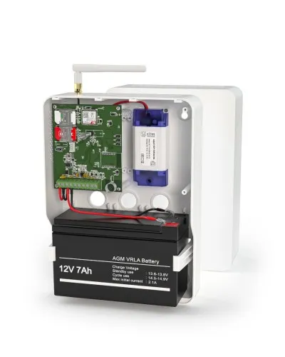 Контакт GSM-14А v.3 (в корпусе под АКБ 1,2-7 Ач с БРП 12V 1А). Панель охранная радиоканальная. Ритм в Ангарске