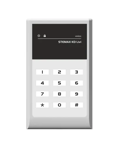 STEMAX KD Livi (серый). Беспроводная кнопочная кодовая панель. Стелс НПП в Ангарске