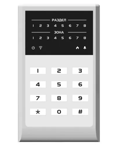 МИРАЖ-КД-04 (grey). Кнопочная кодовая панель. Стелс НПП в Ангарске