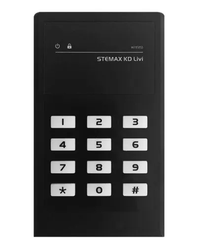 STEMAX KD Livi (черный). Беспроводная кнопочная кодовая панель. Стелс НПП в Ангарске